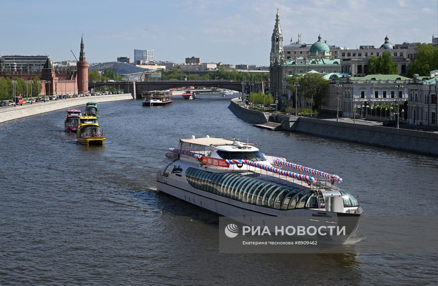 Открытие сезона летней речной навигации в Москве