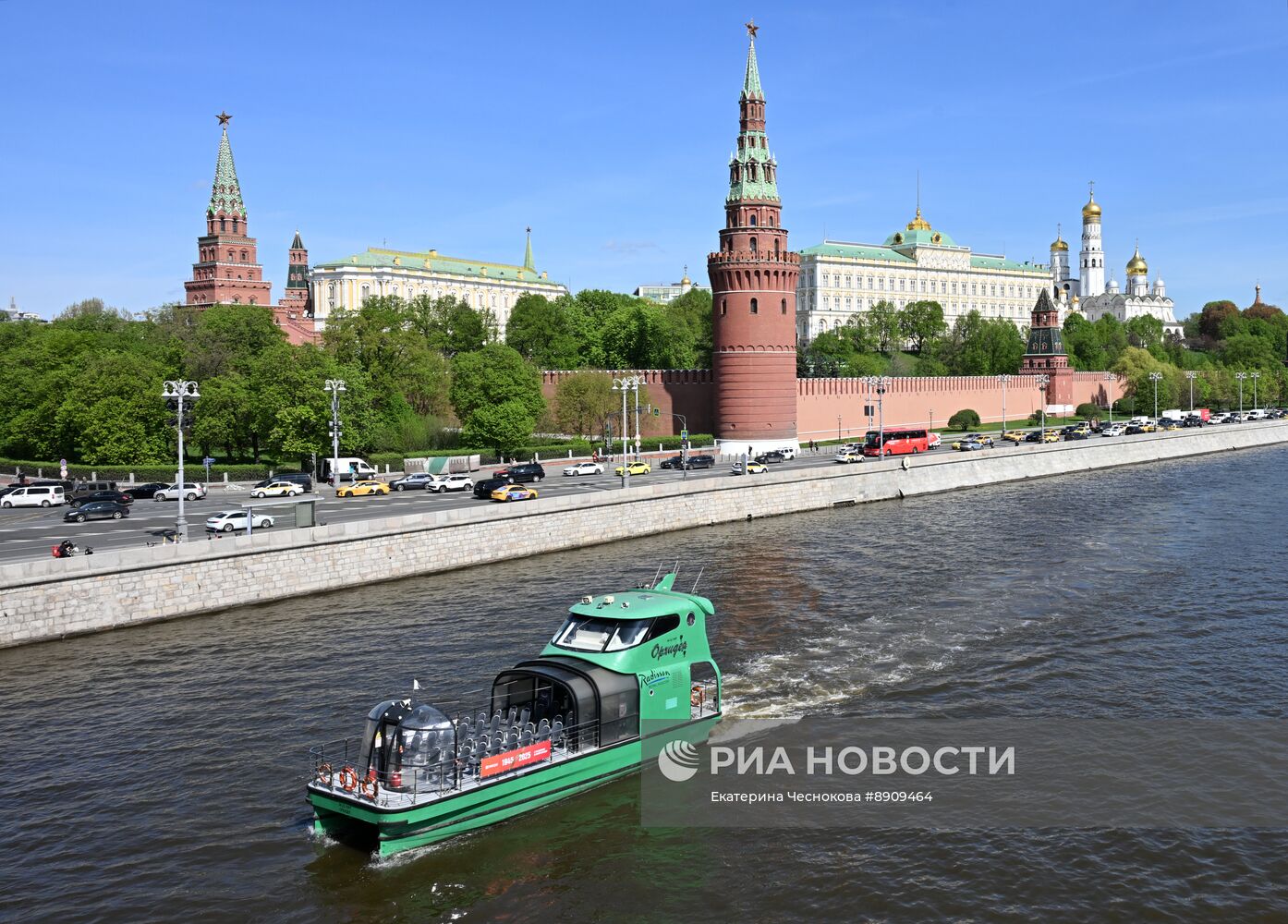 Открытие сезона летней речной навигации в Москве