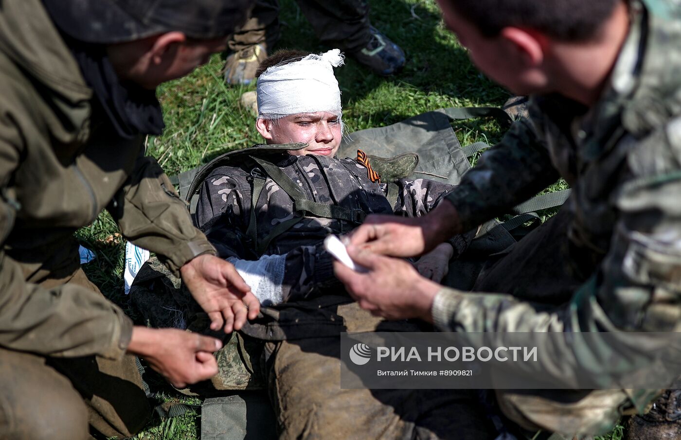 Военно-спортивная игра "Зарница" в Краснодарском крае