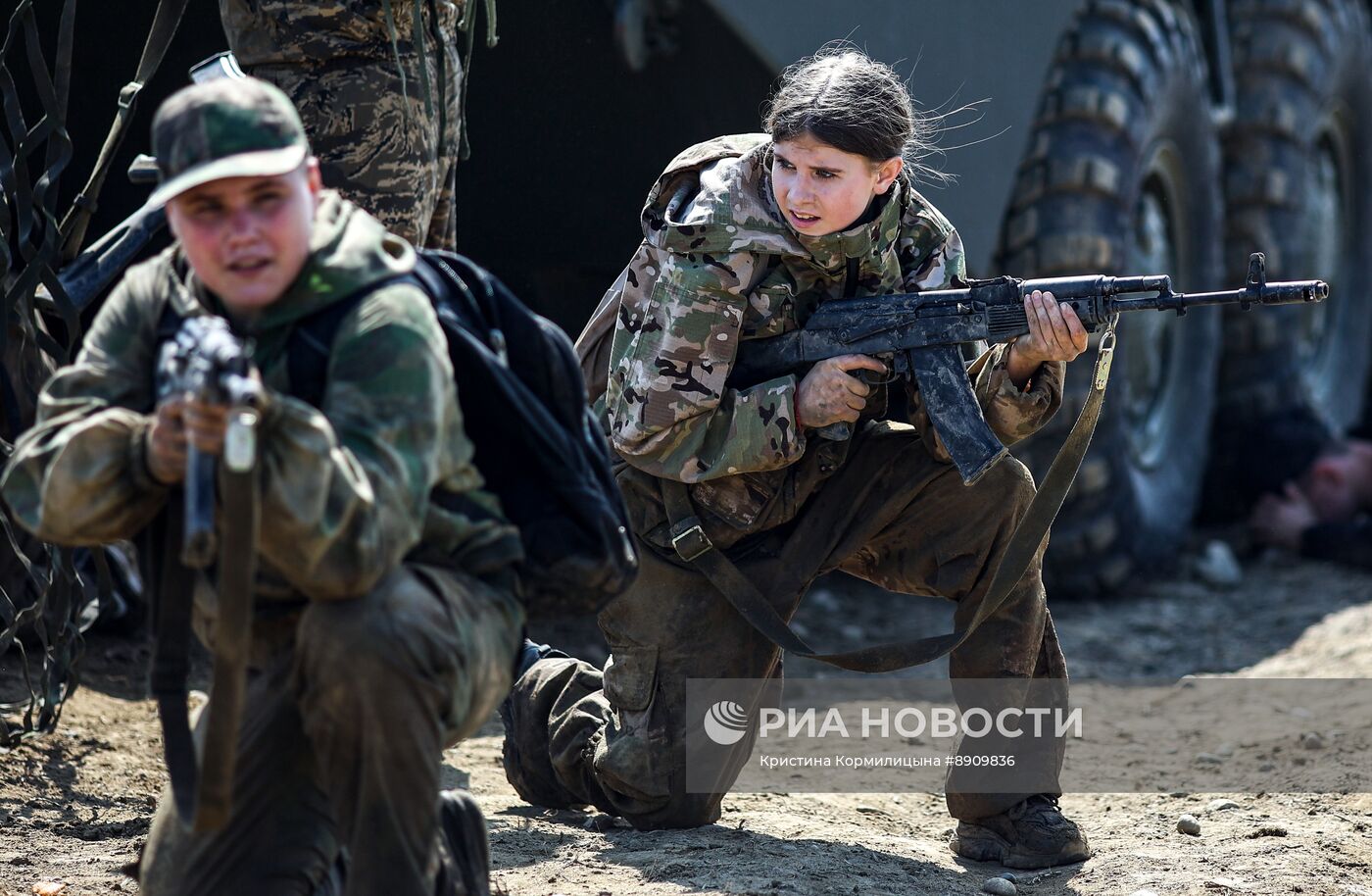 Военно-спортивная игра "Зарница" в Краснодарском крае