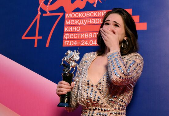 Церемония закрытия 47-го Московского международного кинофестиваля