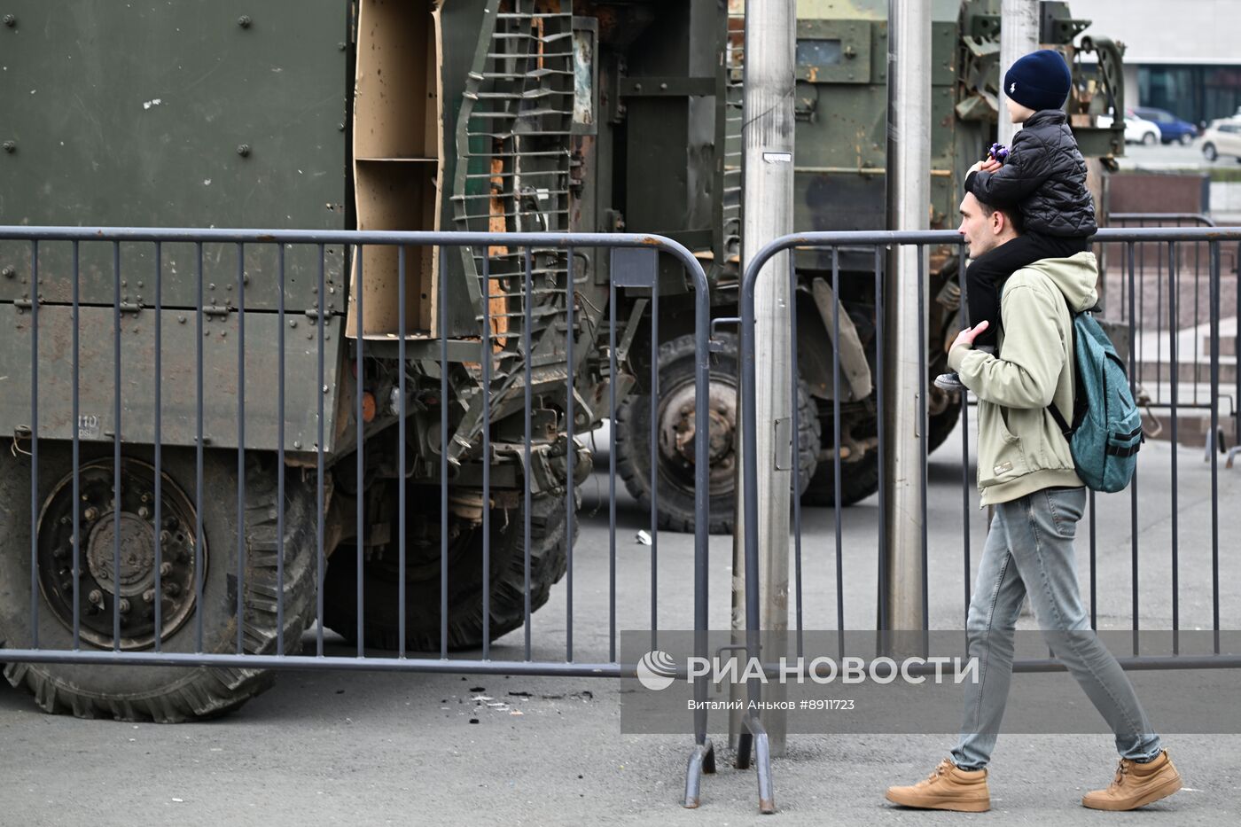 Выставка трофейной техники из зоны СВО во Владивостоке