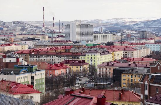 Город-герой Мурманск. Место: Россия, Мурманск. Автор: Дмитрий Дубов/РИА Новости. Город-герой Мурманск