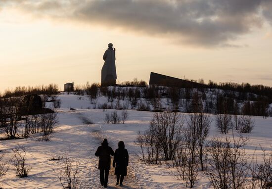 Мемориал "Защитникам Советского Заполярья в годы Великой Отечественной войны" в Мурманске.
"Алёша" - мемориальный комплекс в Ленинском округе города Мурманска. Объект культурного наследия Российской Федерации регионального значения. Место: Россия, Мурманск. Автор: Дмитрий Дубов/РИА Новости. Город-герой Мурманск