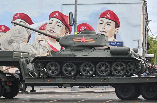 Репетиция парада в честь 80-й годовщины Победы в Великой Отечественной войне