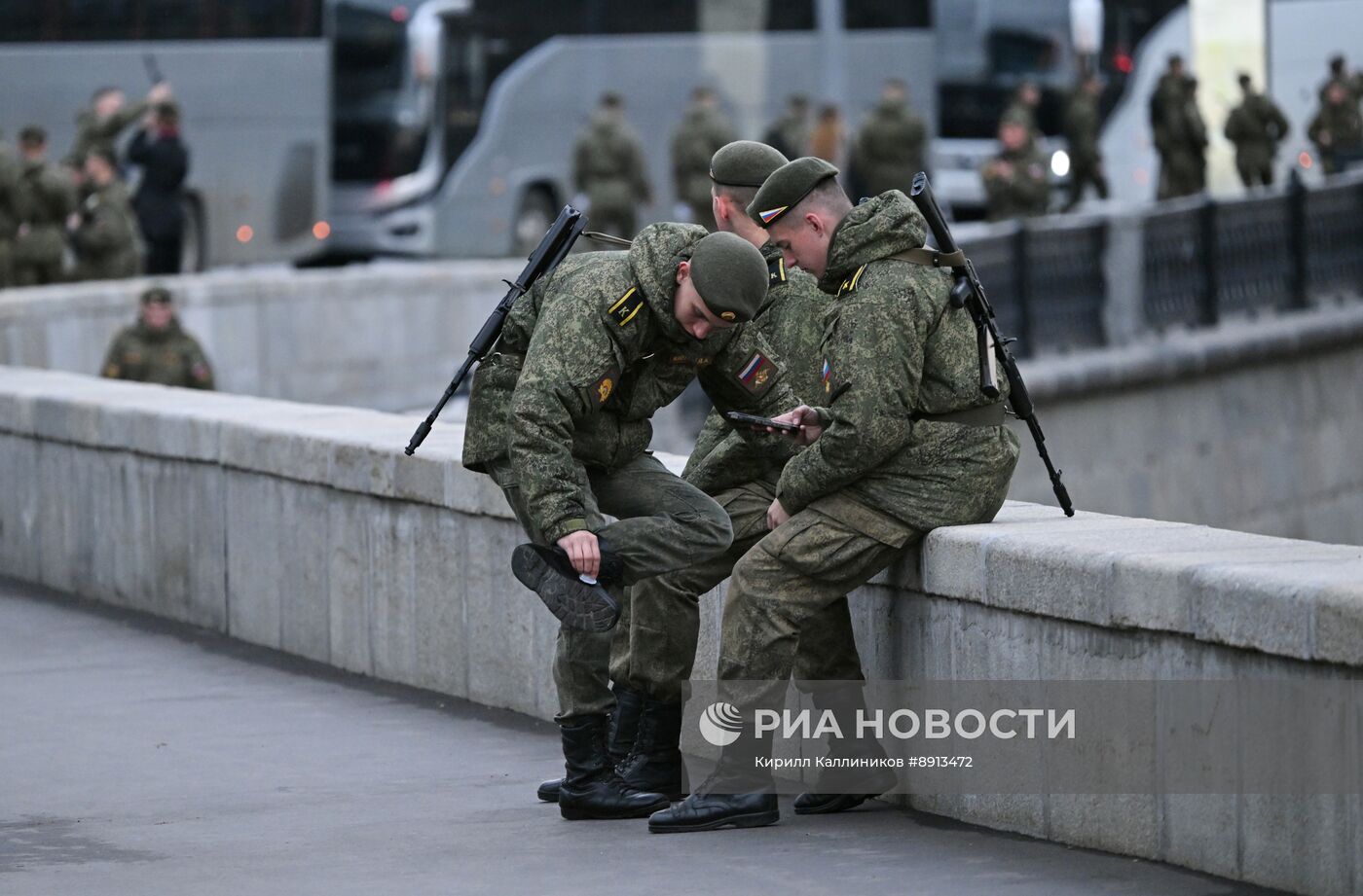 Репетиция парада в честь 80-й годовщины Победы в Великой Отечественной войне