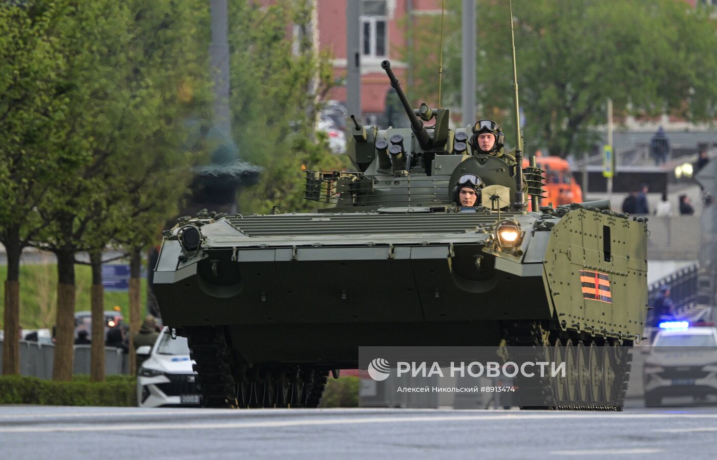 Репетиция парада в честь 80-й годовщины Победы в Великой Отечественной войне