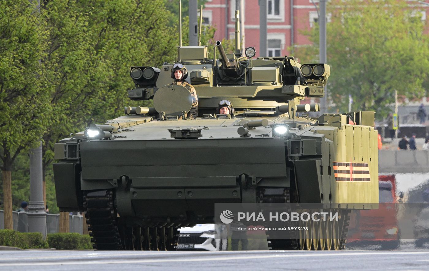 Репетиция парада в честь 80-й годовщины Победы в Великой Отечественной войне