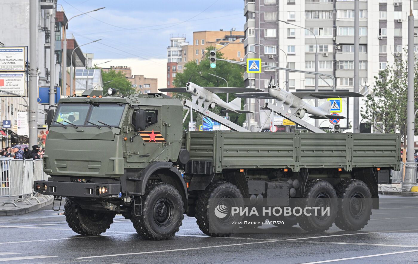 Репетиция парада в честь 80-й годовщины Победы в Великой Отечественной войне