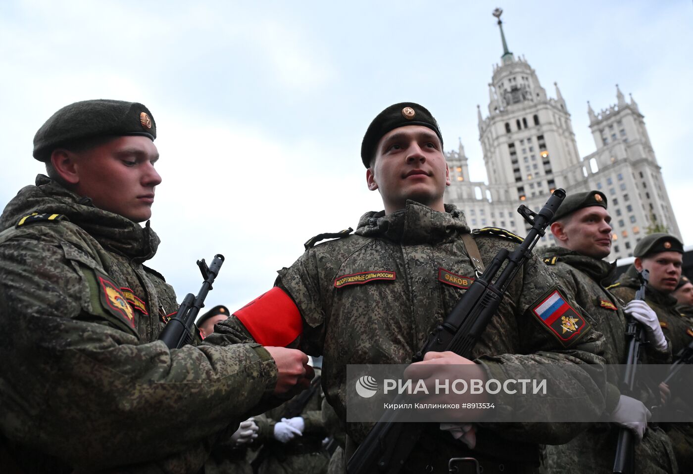 Репетиция парада в честь 80-й годовщины Победы в Великой Отечественной войне