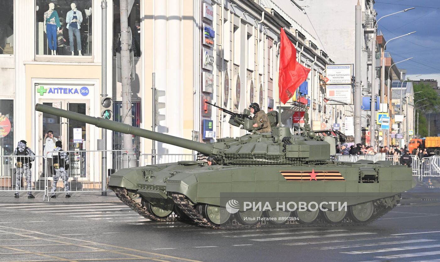 Репетиция парада в честь 80-й годовщины Победы в Великой Отечественной войне