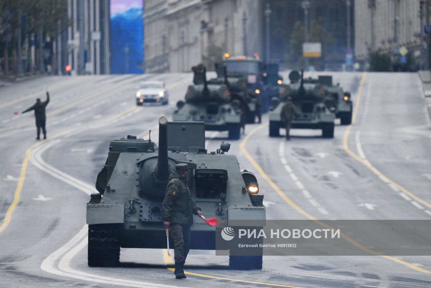 Репетиция парада в честь 80-й годовщины Победы в Великой Отечественной войне