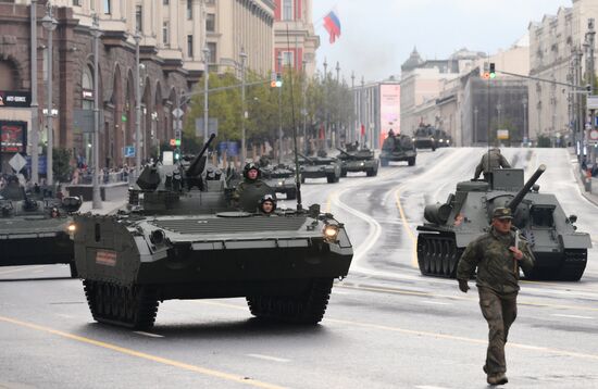 Репетиция парада в честь 80-й годовщины Победы в Великой Отечественной войне
