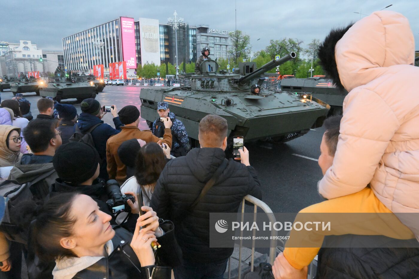 Репетиция парада в честь 80-й годовщины Победы в Великой Отечественной войне