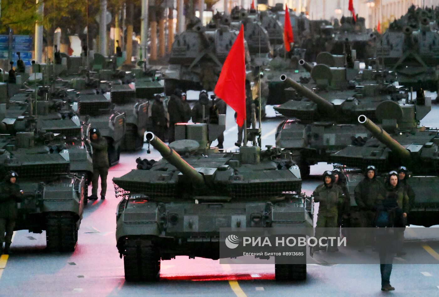 Репетиция парада в честь 80-й годовщины Победы в Великой Отечественной войне