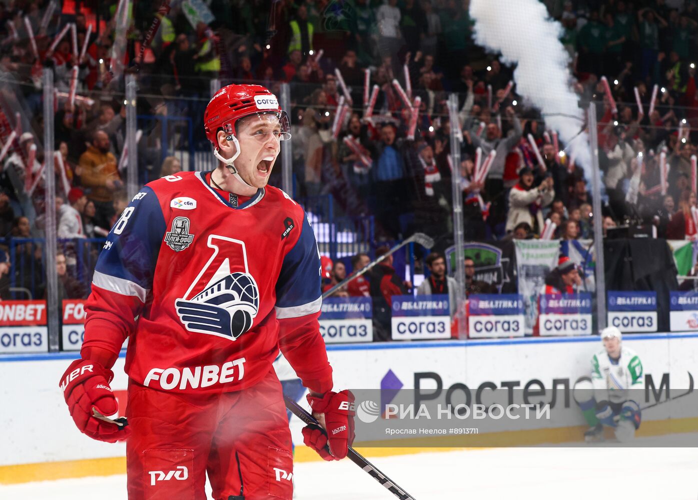 Хоккей. КХЛ.  "Локомотив" (Ярославль) - "Салават Юлаев" (Уфа)