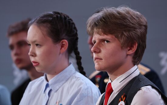 Президент Владимир Путин встретился с участниками марафона "Знание.Первые"