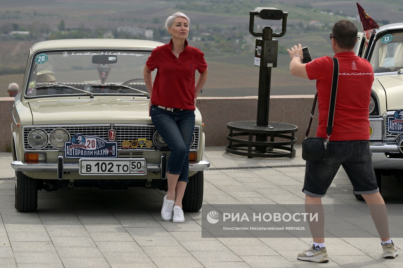 Выставка ретроавтомобилей "Эхо советских дорог" в Севастополе