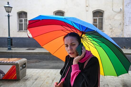 Дождь в Москве