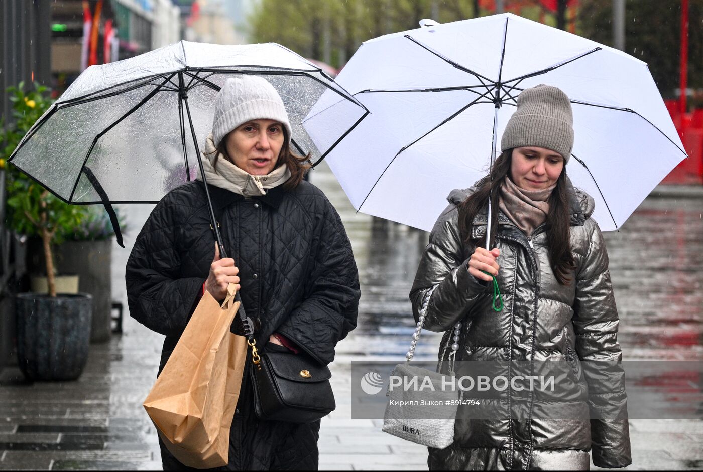 Дождь в Москве