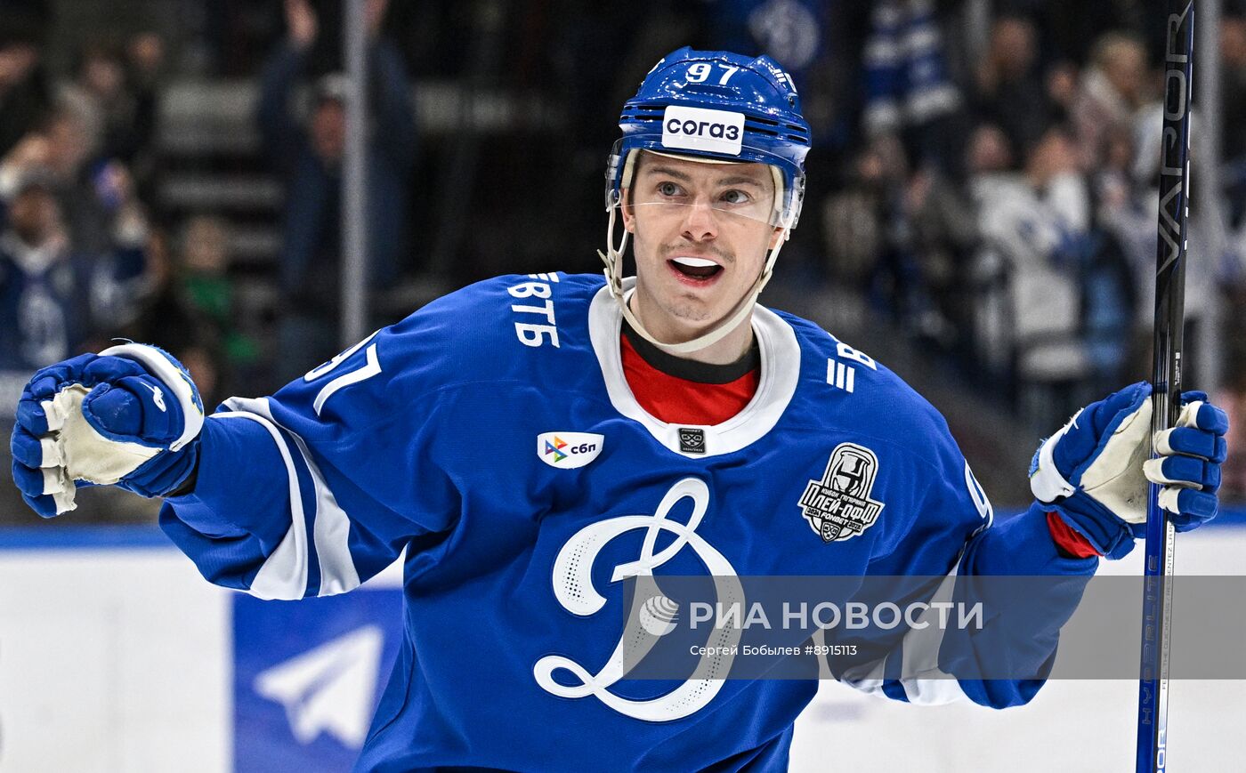 Хоккей. КХЛ. "Динамо" (Москва) - "Трактор" (Челябинск)