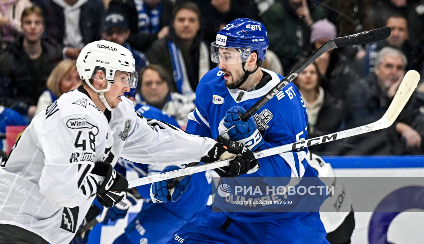 Хоккей. КХЛ. "Динамо" (Москва) - "Трактор" (Челябинск)