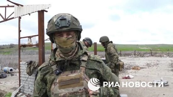 Разведчики ВС России ежедневно отрабатывают варианты выполнения задач в Запорожской области