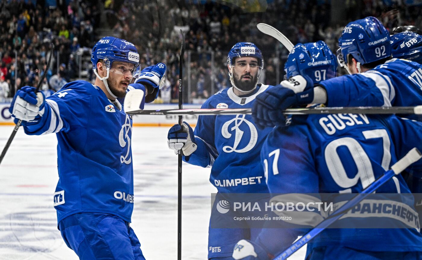 Хоккей. КХЛ. "Динамо" (Москва) - "Трактор" (Челябинск)