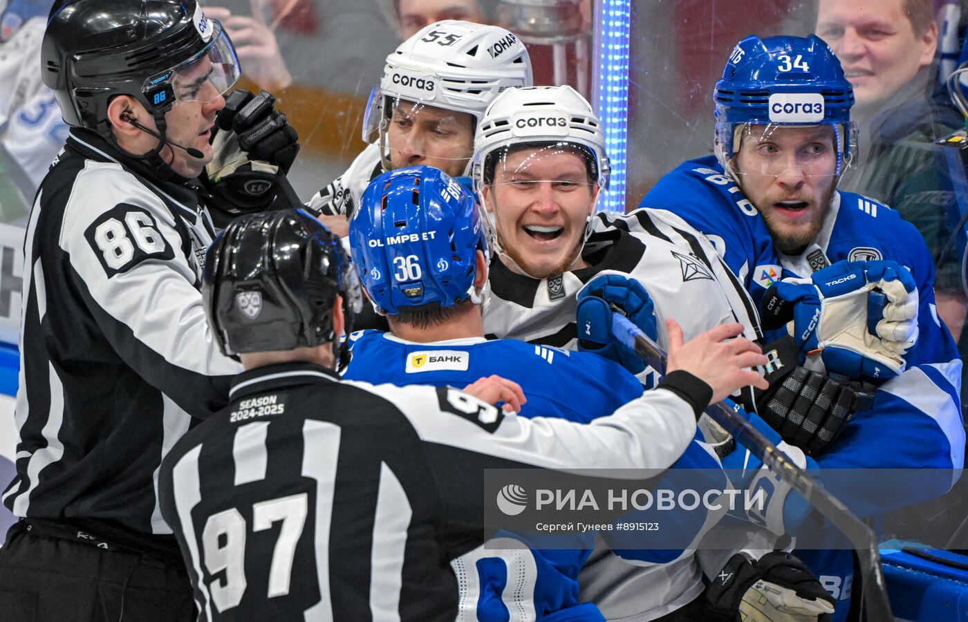 Хоккей. КХЛ. "Динамо" (Москва) - "Трактор" (Челябинск)