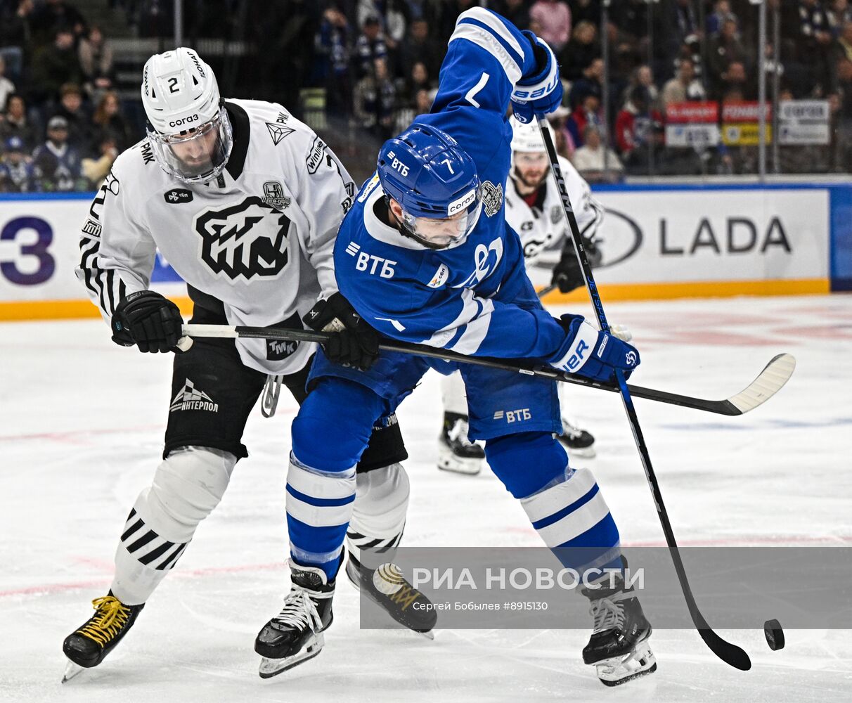 Хоккей. КХЛ. "Динамо" (Москва) - "Трактор" (Челябинск)