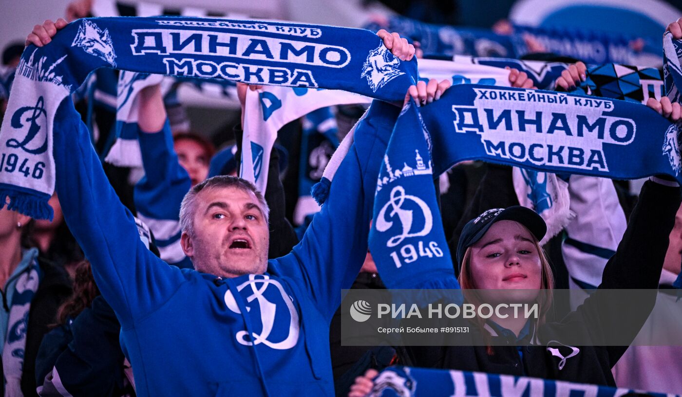 Хоккей. КХЛ. "Динамо" (Москва) - "Трактор" (Челябинск)
