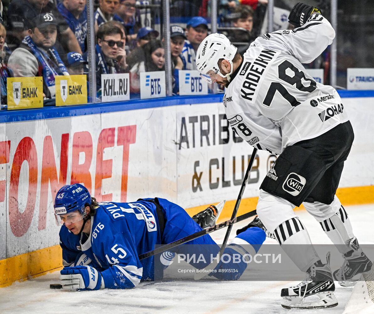 Хоккей. КХЛ. "Динамо" (Москва) - "Трактор" (Челябинск)