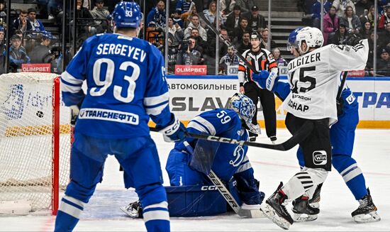 Хоккей. КХЛ. "Динамо" (Москва) - "Трактор" (Челябинск)