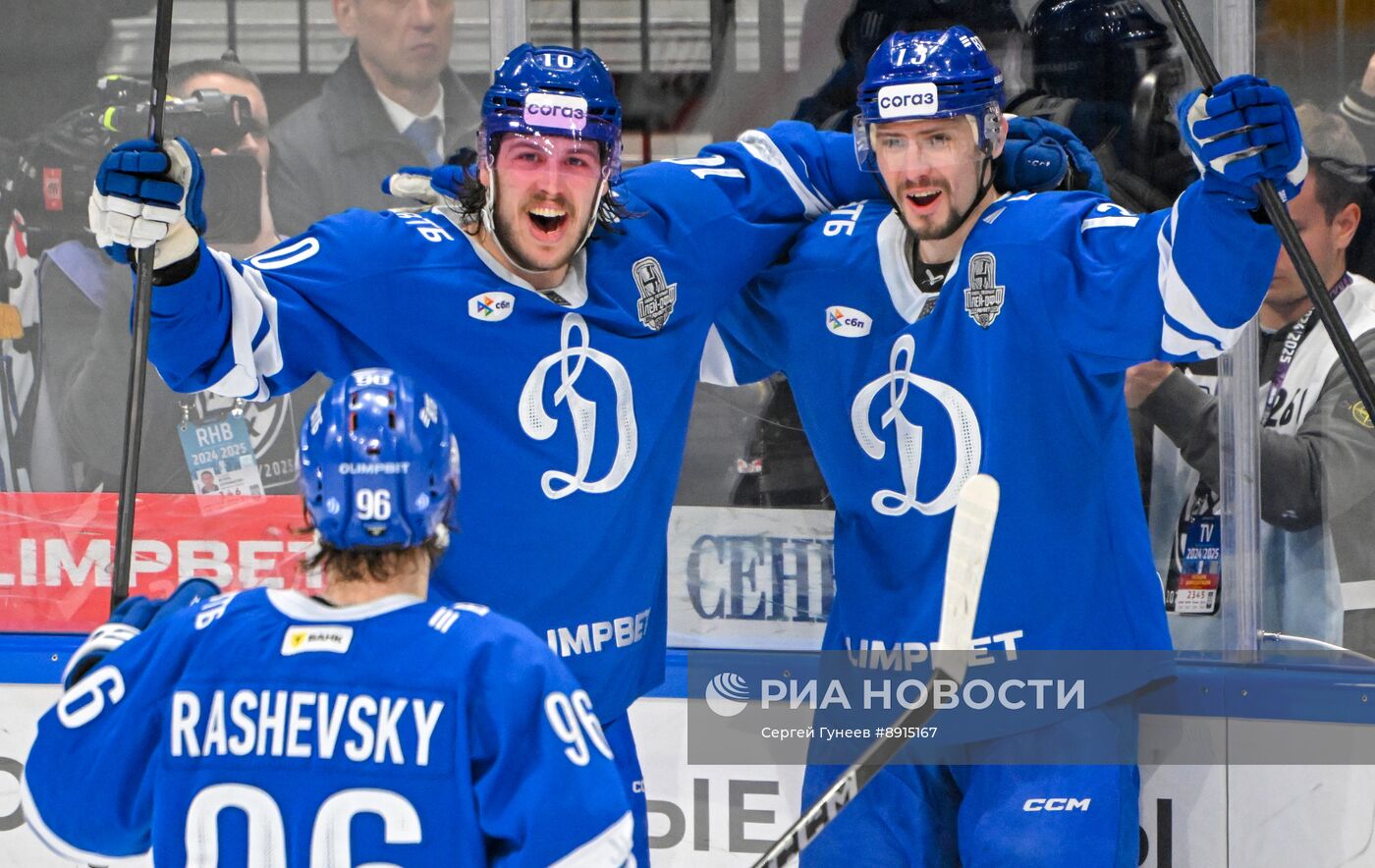 Хоккей. КХЛ. "Динамо" (Москва) - "Трактор" (Челябинск)