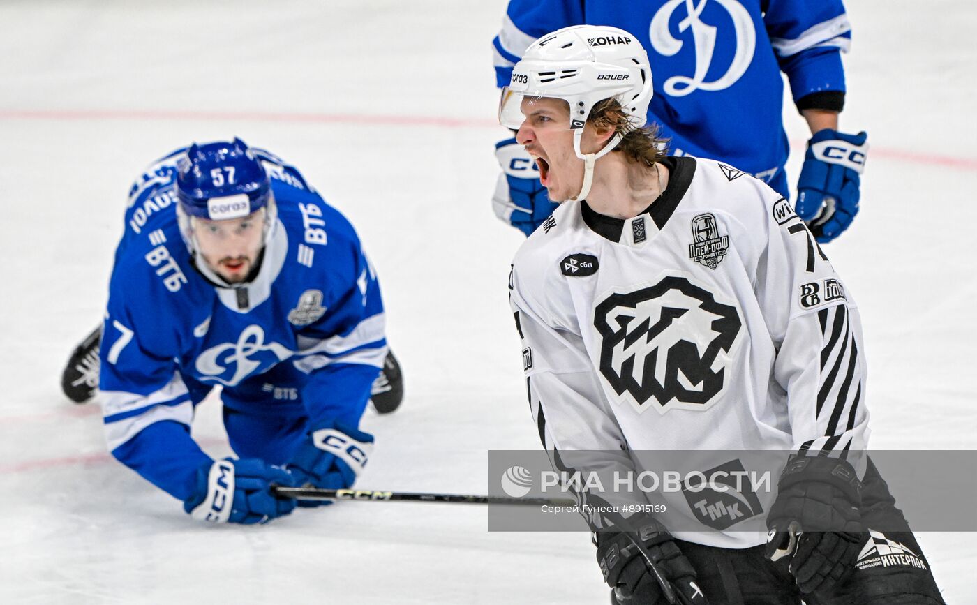 Хоккей. КХЛ. "Динамо" (Москва) - "Трактор" (Челябинск)