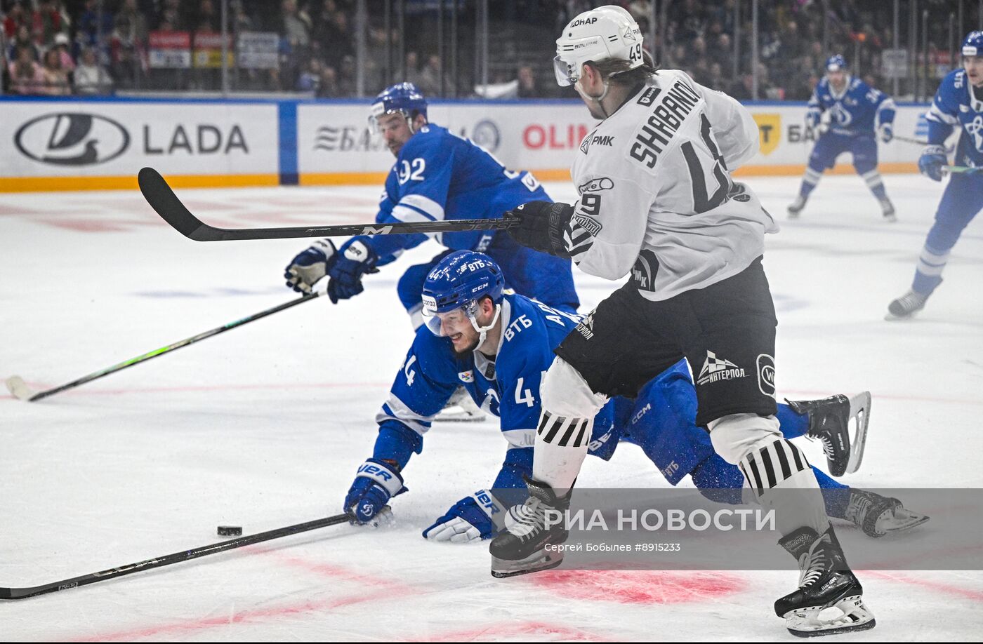 Хоккей. КХЛ. "Динамо" (Москва) - "Трактор" (Челябинск)