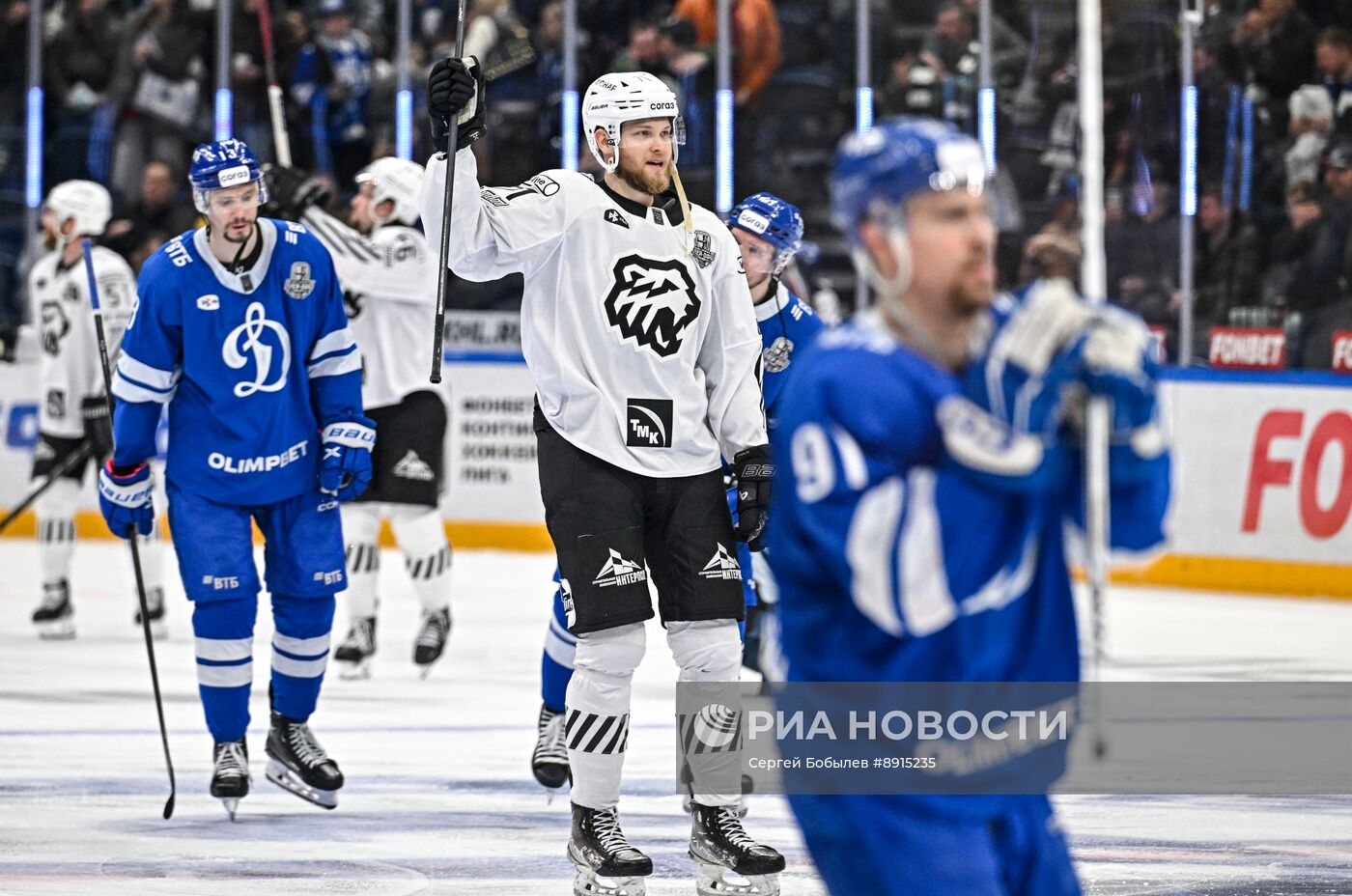 Хоккей. КХЛ. "Динамо" (Москва) - "Трактор" (Челябинск)
