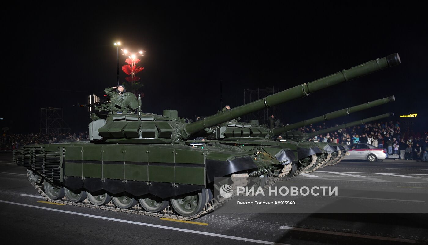 Репетиция парада в Минске к 80-летию Победы в ВОВ