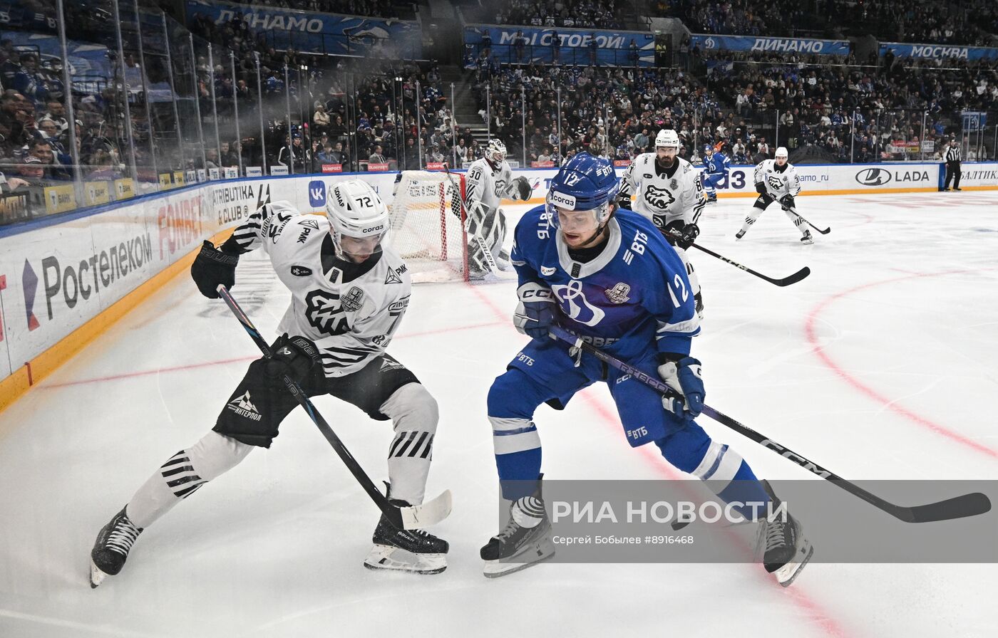 Хоккей. КХЛ. "Динамо М" (Москва) - "Трактор" (Челябинск) 