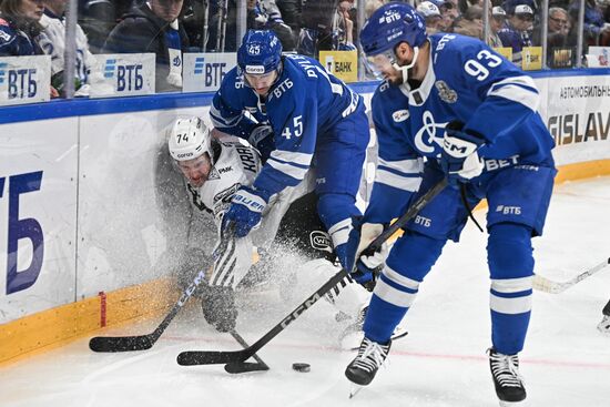 Хоккей. КХЛ. "Динамо М" (Москва) - "Трактор" (Челябинск) 