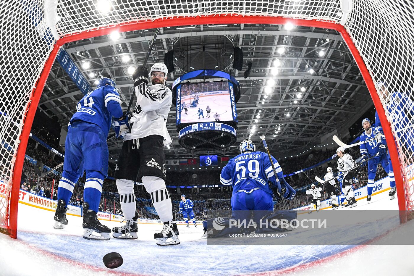 Хоккей. КХЛ. "Динамо М" (Москва) - "Трактор" (Челябинск)