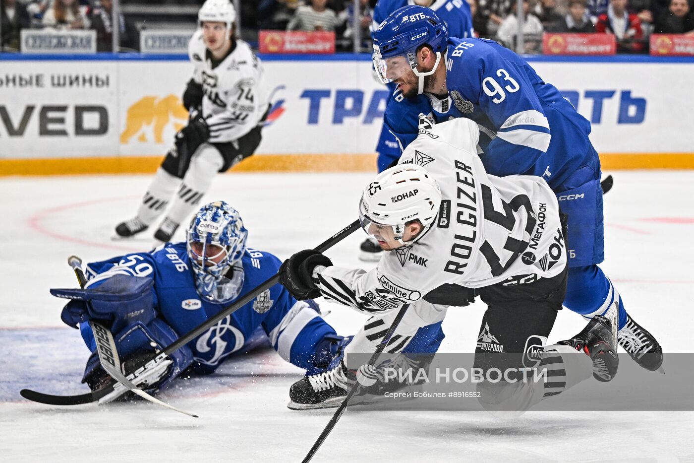 Хоккей. КХЛ. "Динамо М" (Москва) - "Трактор" (Челябинск)