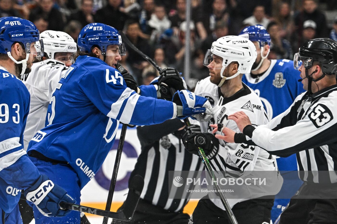 Хоккей. КХЛ. "Динамо М" (Москва) - "Трактор" (Челябинск) 