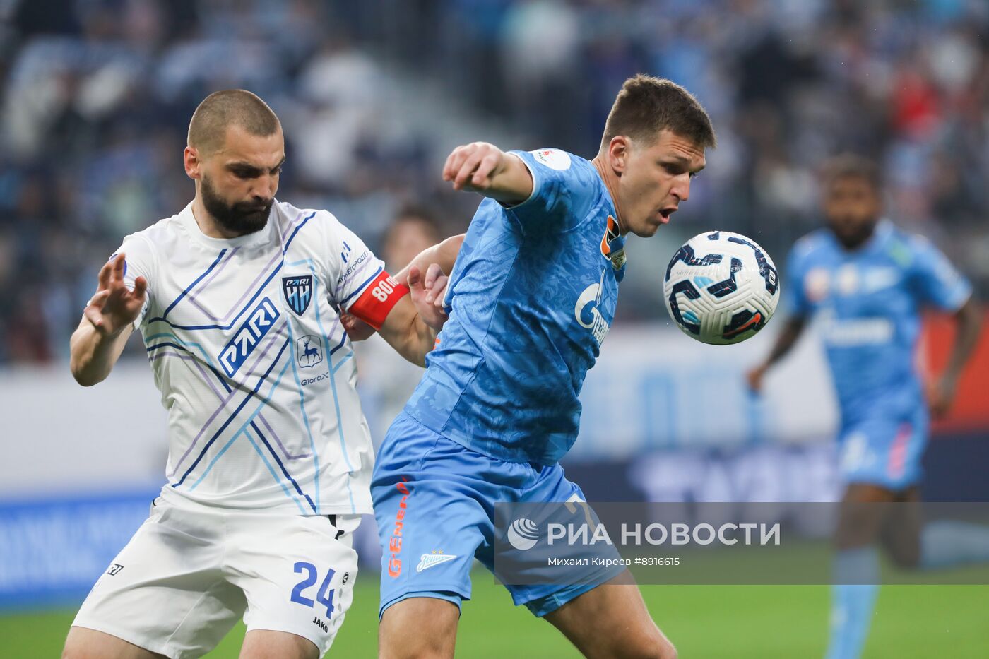 Футбол. РПЛ. "Зенит" (Санкт-Петербург) - "Пари НН" (Нижний Новгород)