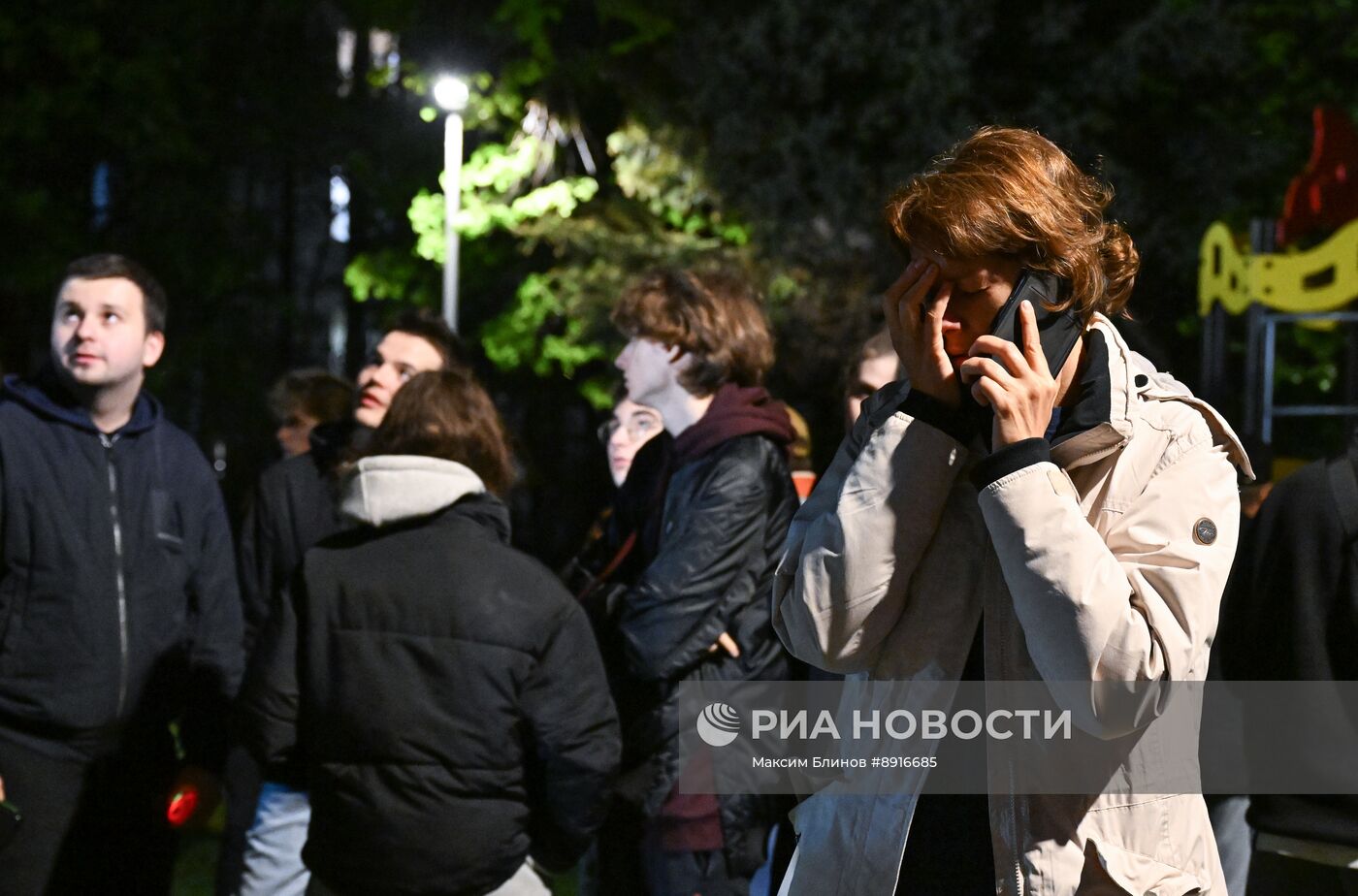 Пожар на улице Генерала Тюленева в Москве