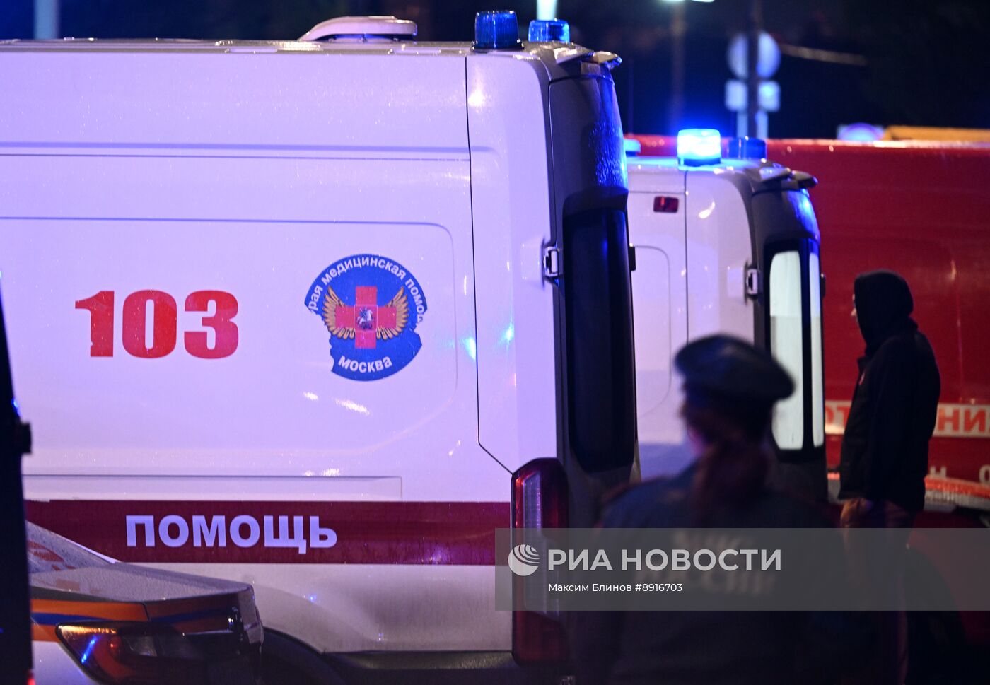 Пожар на улице Генерала Тюленева в Москве