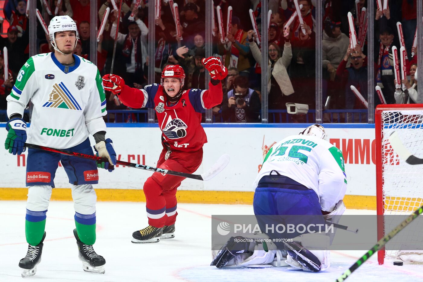 Хоккей. КХЛ. "Локомотив" (Ярославль) - "Салават Юлаев" (Уфа)