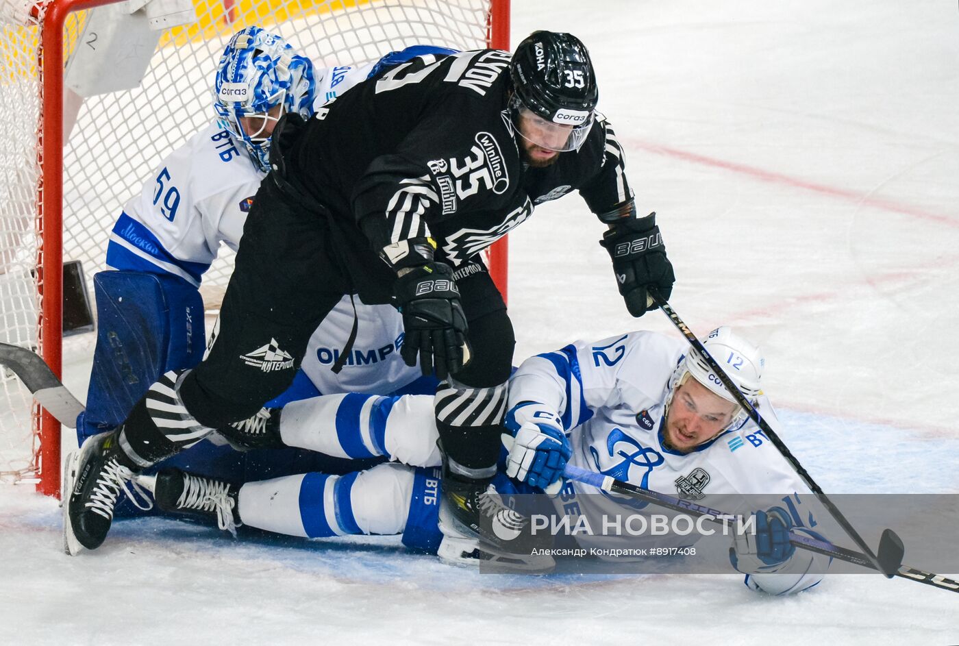 Хоккей. КХЛ. "Трактор" (Челябинск) - "Динамо" (Москва) 