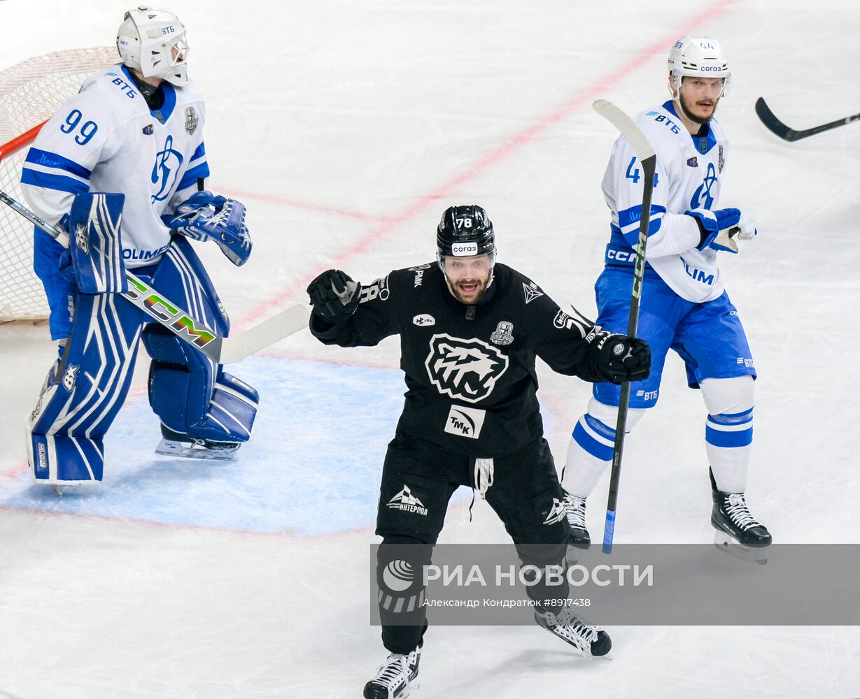 Хоккей. КХЛ. "Трактор" (Челябинск) - "Динамо" (Москва) 
