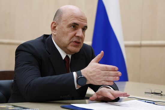 Премьер-министр РФ М. Мишустин встретился с генеральным директором "Росагролизинга" П. Косовым